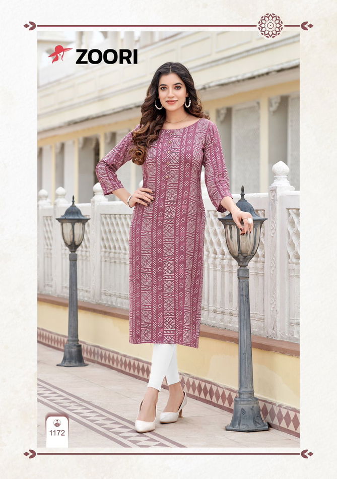 Akshara Vol 29 By Zoori Rayon Printed Kurtis Wholesale Shop In Surat